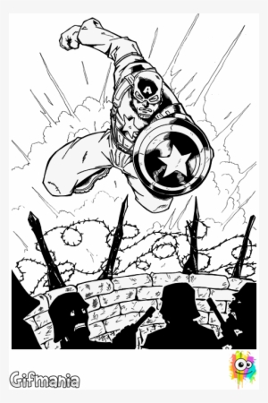 Captain America - Capitan America Bianco E Nero #1610651