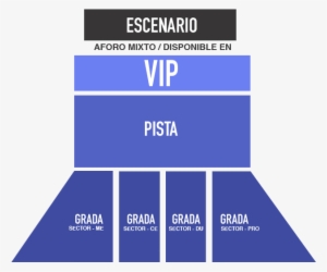 Aquí Tienes El Plano Del Recinto Con Todos Los Sectores - Cobalt Blue #1611448