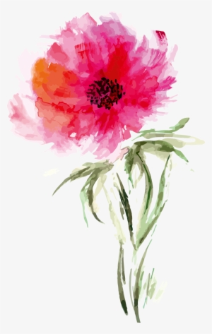 Watercolor Painting Flower Drawing Art #1611553