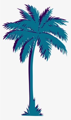 Click To Add Or Remove Any Object To Your Canvas - Single Palm Tree Silhouette #1611803