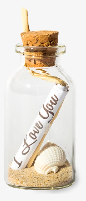I Love You - Love Message In A Bottle Png #1611829