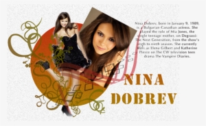 You Make Me Happy, When Skies Are Gray - Nina Dobrev Movie Actress 16x12 Print Poster #1611892