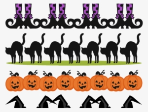 Halloween Clipart Clipart Border - Free Halloween Clip Art Banner #1612504
