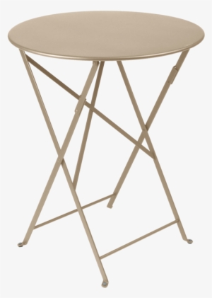 Creative Of Grey Bistro Table With Bistro Round Table - Fermob - Bistro Folding Table Ø 60 Cm, Nutmeg #1612510