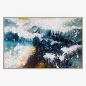 Whitecaps Wall Décor W/frame - Moe's Home Collection Whitecaps Framed Wall Decor | #1613480