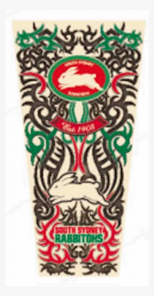 South Sydney Rabbitohs Nrl Adult Tattoo Sleeve - New Zealand Warriors Tattoo #1613832