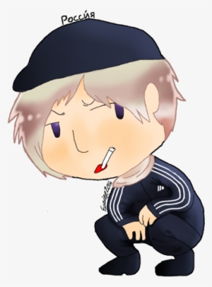Vector Black And White Squat Drawing Gopnik - Gopnik Transparent #1613833