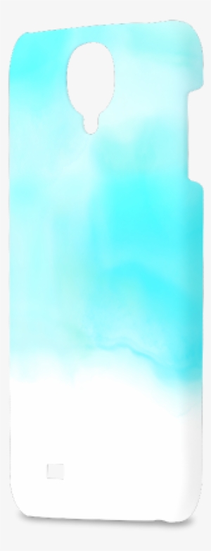 Blue Turquoise Bright Watercolor Abstract Hard Case - Iphone #1614560