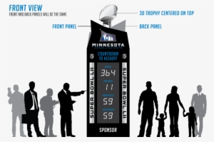 Super Bowl Countdown Clock 1a #1614831