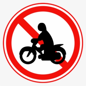 No Thoroughfare For Motorcycles Korea - Traffic Sign No Motor #1615175