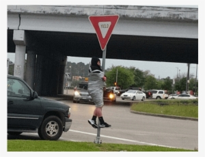 Houston Police Free Man Who Was Duct Taped To Yield - Antifa Duct Taped To Sign #1615329
