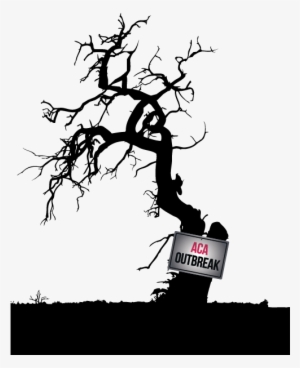 Creepy Misconceptions - Dead Tree At Graveyard #1615382