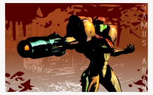 Samus Aran Vector Wallpaper By V0id19 On Deviantart - Samus Aran #1615384
