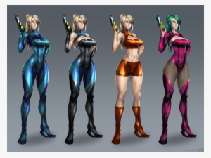 Original) Loading Samus Aran - Zero Suit Samus Alt Colors #1615410
