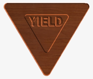 Yield Sign - Hardwood #1615489
