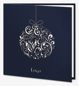 Navy Blue Laser Bauble - Laser #1615650