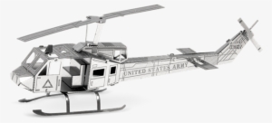 Picture Of Huey Helicopter - Metal Earth Helikopter Huey Uh-1 #1616154