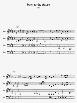 Back To The Future Sheet Music 1 Of 7 Pages - Hatsune Miku Sheet Music Alto Sax #1616333