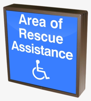 Area Of Rescue Assistance W/handicap Symbol - Allergy #1617617