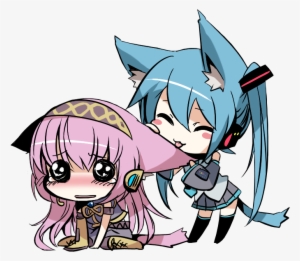 Chibi Neko - Miku Hatsune Et Luka Megurine #1617941