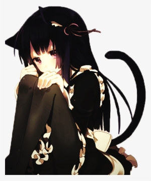 Kawaii Anime Renders - Anime Neko Girl Sad #1617942