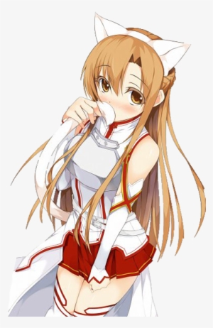Asuna Yuuki Neko Render By Aquaticaeria-d5h1ell - Asuna Sao #1617990