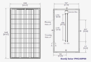 Drawing Panels Plan Image Library Stock - 60 Cell Solar Panel Size #1618058