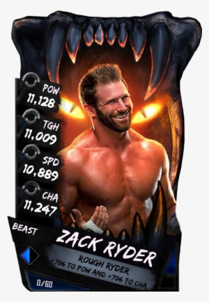 Zackryder S4 16 Beast - Wwe Supercard Beast Cards #1618079