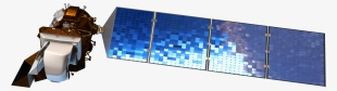 Ldcm Satellite Showing The Instruments And The Solar - Satellite Solar Panel Array #1618118
