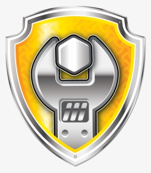 Paw Patrol Shield Png - Paw Patrol Rubble Pup Tag #1618797
