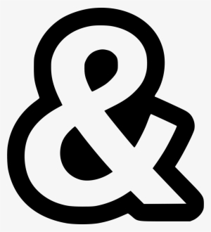 Ampersand Symbol Png - Ampersand Png #1618941