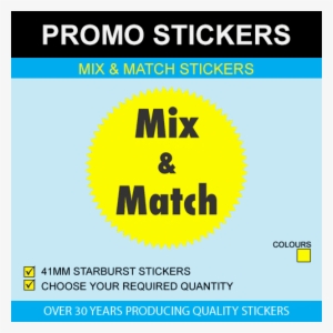 Mix Match Yellow - Special Offer Stickers #1619030