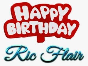Ric Flair Happy Birthday Name Logo #1619218