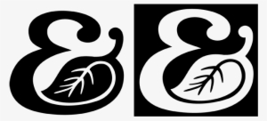 Ampersand-leaf - Black Ampersand Png Transparent #1619275