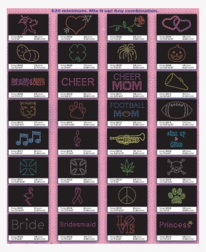 Stock Rhinestone Transfers #1619422