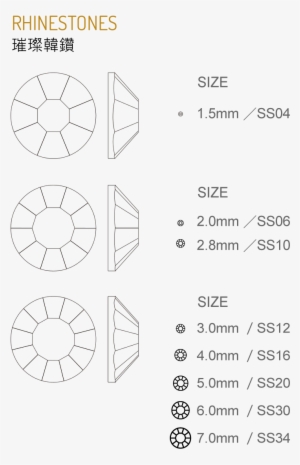 We Choose The Best Quality Korean Rhinestones Are Consistent - Circle #1619451