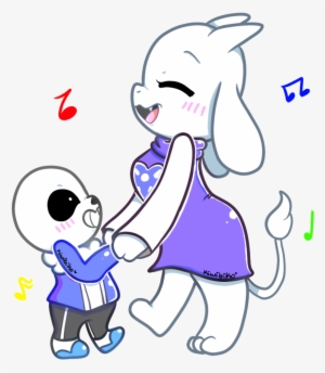 Sans X Toriel By Koniimelia On Deviantart - Sans X Toriel Fanart #1620513