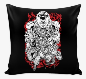 Super Saiyan Goku Vegeta Vs Frieza Pillow Cover 16"- - Pillow #1620593