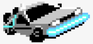 Delorean - Back To The Future Delorean Pixel Art #1620911