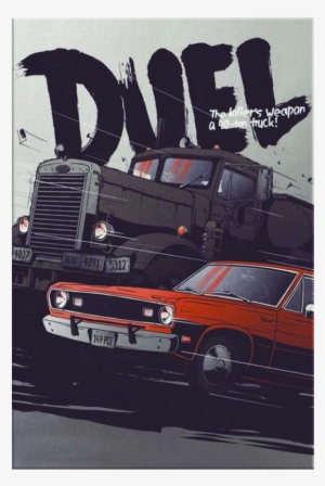Duel Canvas Wrap - Duel Movie Poster #1621200