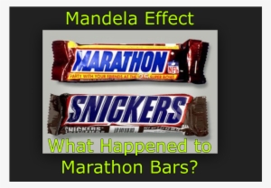 Mandela Effect What Happened To Marathon Bars - Snickers, Almond - 1.76 Oz Bar #1621304
