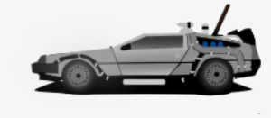 Delorean Clipart Svg - Back To The Future Png #1621407