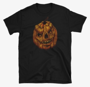 Spooky Pumpkin Halloween Black T Shirt $16 - Mud Will Wash Of But The Memories Will Last A Lifetime #1622024