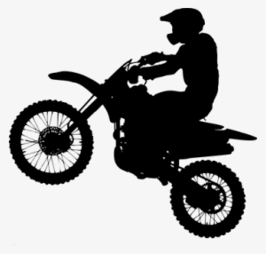 Athlete, Bicycle, Bike, Boy, Male, Man - Dirt Bike Silhouette #1622061