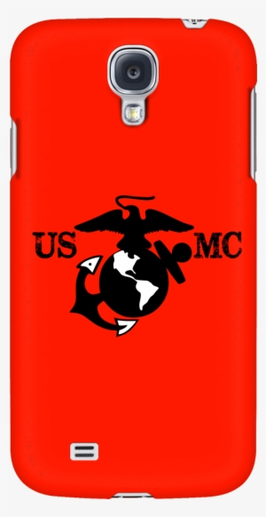 Usmc Eagle, Globe, And Anchor Scarlet Phone Case #1622522