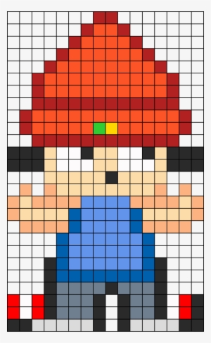 Parappa The Rapper Perler Bead Pattern / Bead Sprite - Parappa The ...