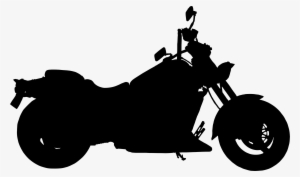 Biker Clipart Silhouette - Motorcycle Silhouette #1622744