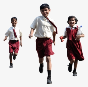 Learning & Fun - School Children In Uniform Png #1622970
