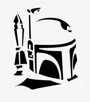 Boba Fett Svg Free - Cool Star Wars Stencil #1623423