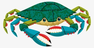 Blue Crab - Cartoon #1623479